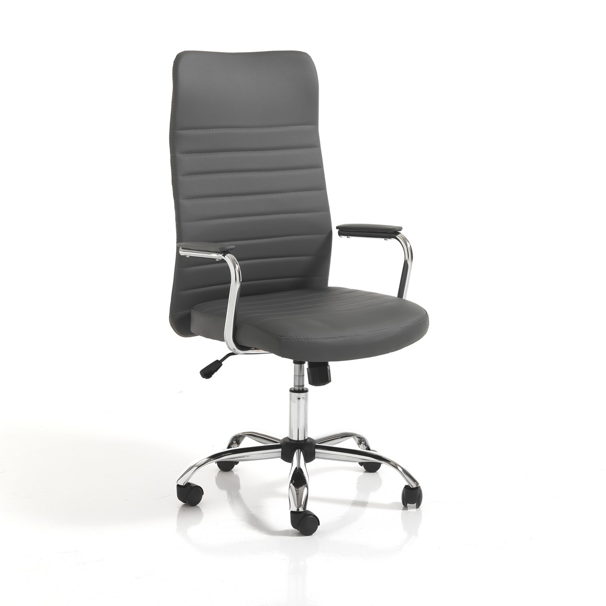 4023_2_Sedia_da_ufficio_regolabile_e_girevole_WICHITA_HIGH_BROWN_in_Pelle_sintetica_colore_Grigio_con_ruote_56x62_h108_118_c.jpg