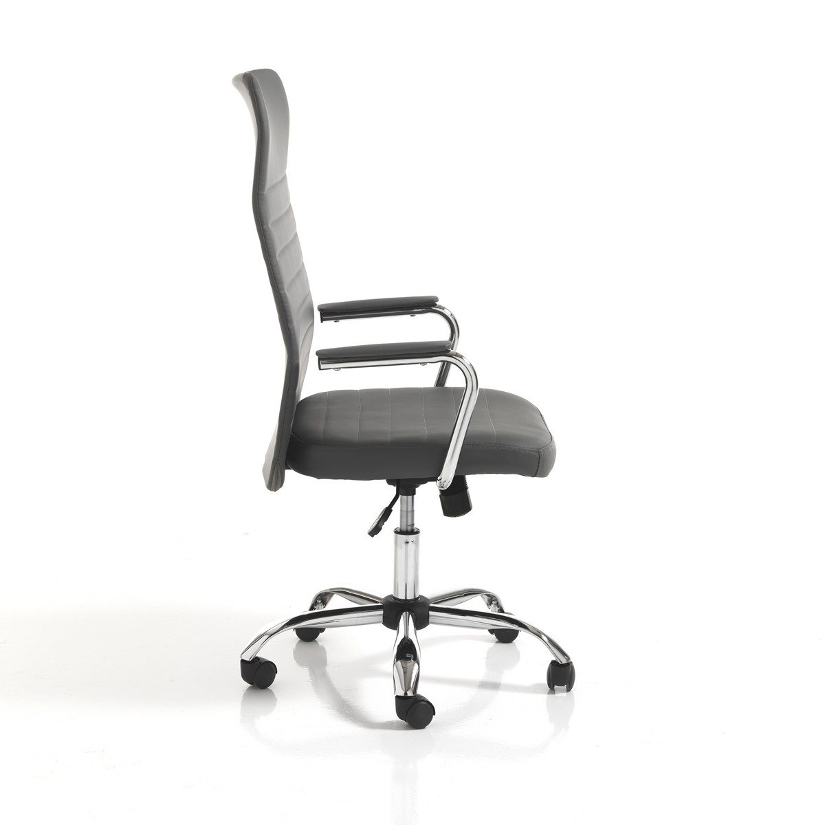 4023_2_Sedia_da_ufficio_regolabile_e_girevole_WICHITA_HIGH_BROWN_in_Pelle_sintetica_colore_Grigio_con_ruote_56x62_h108_118_cm.jpg
