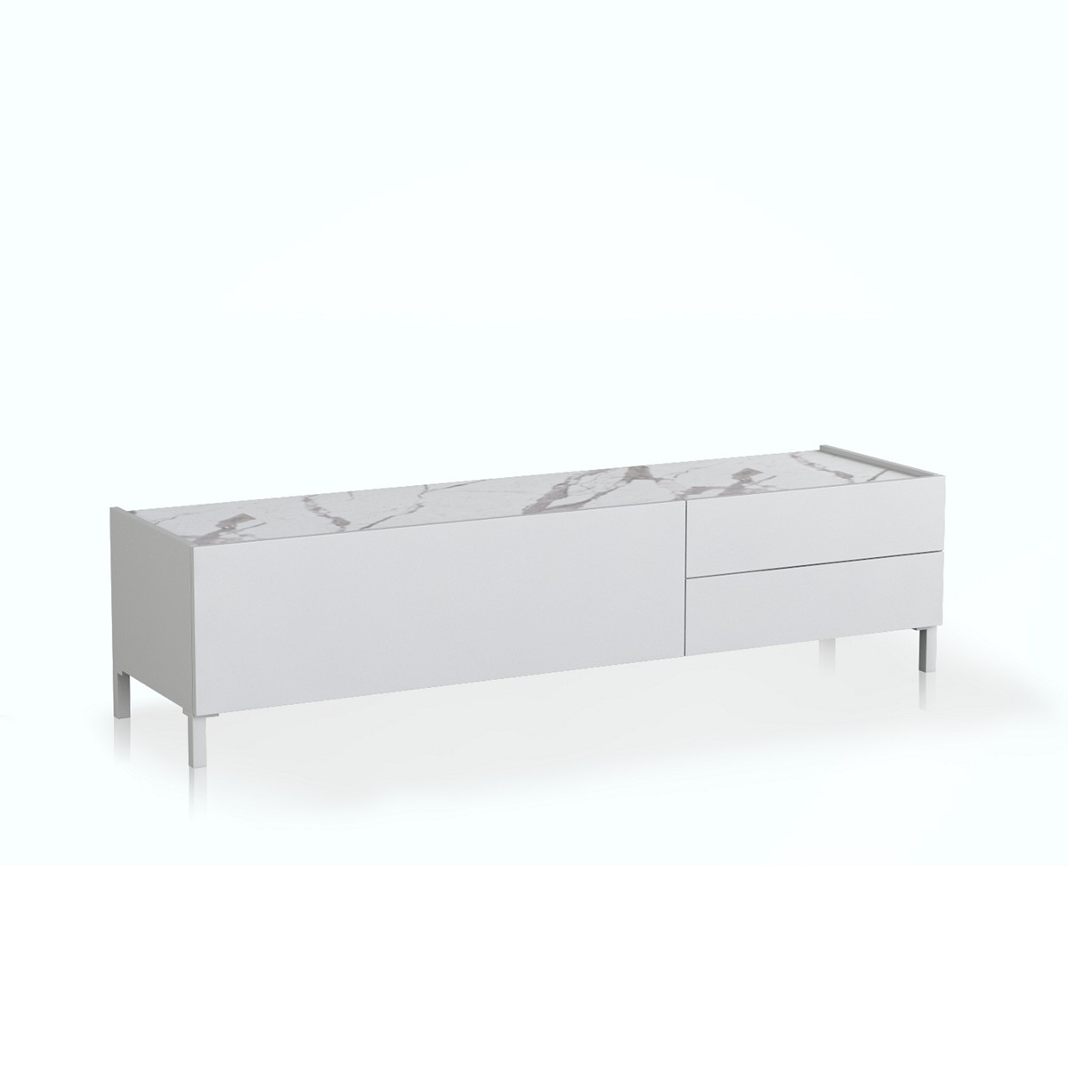 4382_2_Porta_Tv_EDDY_Milano_1_anta_e_2_cassetti_Laccato_Bianco_lucido_top_finitura_Marmo_Calacatta_opaco_160x40xh42_cm.jpg