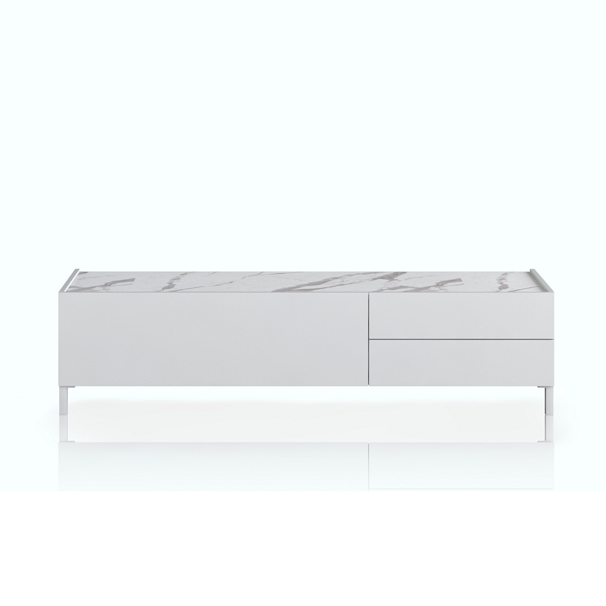 4382_3_Porta_Tv_EDDY_Milano_1_anta_e_2_cassetti_Laccato_Bianco_lucido_top_finitura_Marmo_Calacatta_opaco_160x40xh42_cm.jpg