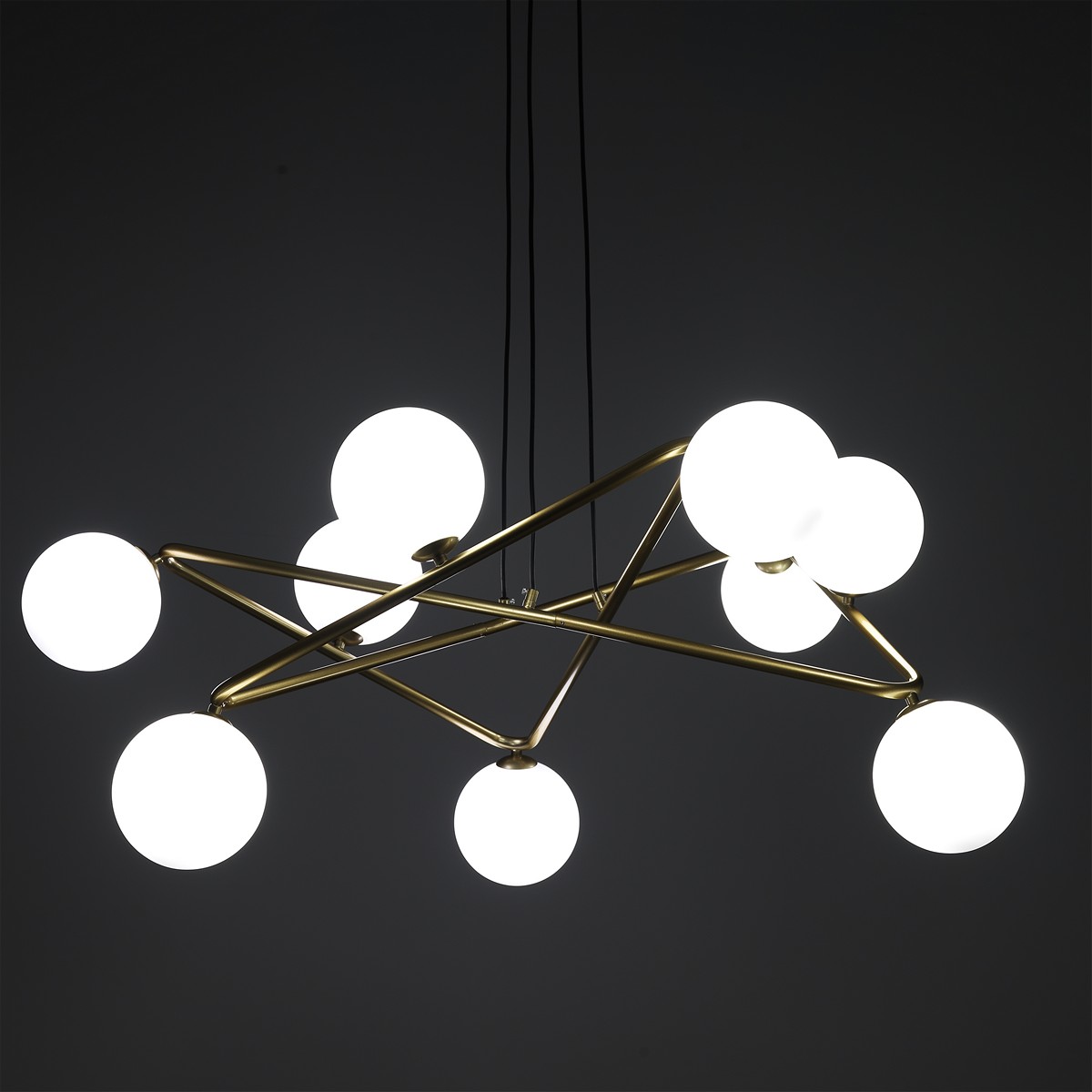 4631_3_Lampadario_STAR_in_Metallo_verniciato_Ottone_opaco_e_sfere_in_Vetro_Bianco_opaco_con_cavo_regolabile_110x110_h43_cm.jpg