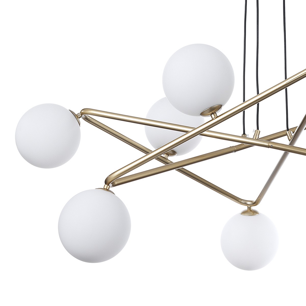 4631_6_Lampadario_STAR_in_Metallo_verniciato_Ottone_opaco_e_sfere_in_Vetro_Bianco_opaco_con_cavo_regolabile_110x110_h43_cm.jpg