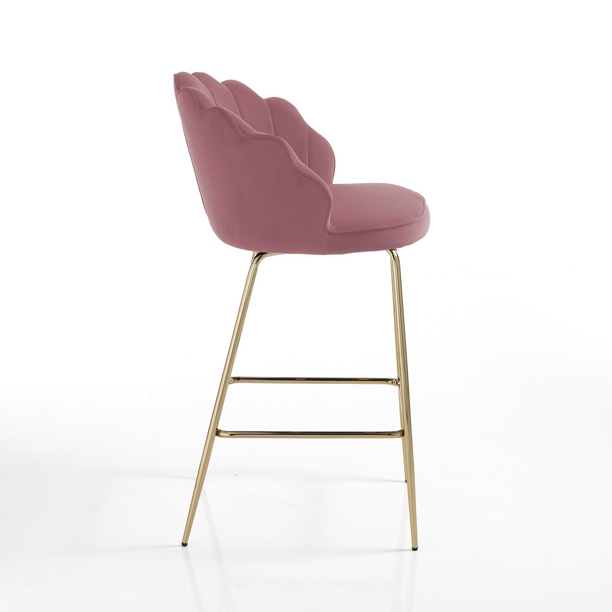 5175_2_Sgabello_SHELL_PINK_in_tessuto_effetto_velluto_Rosa_Cipria_e_metallo_verniciato_Oro_lucido_56x58xH92_cm_seduta_H_65_cm.jpg